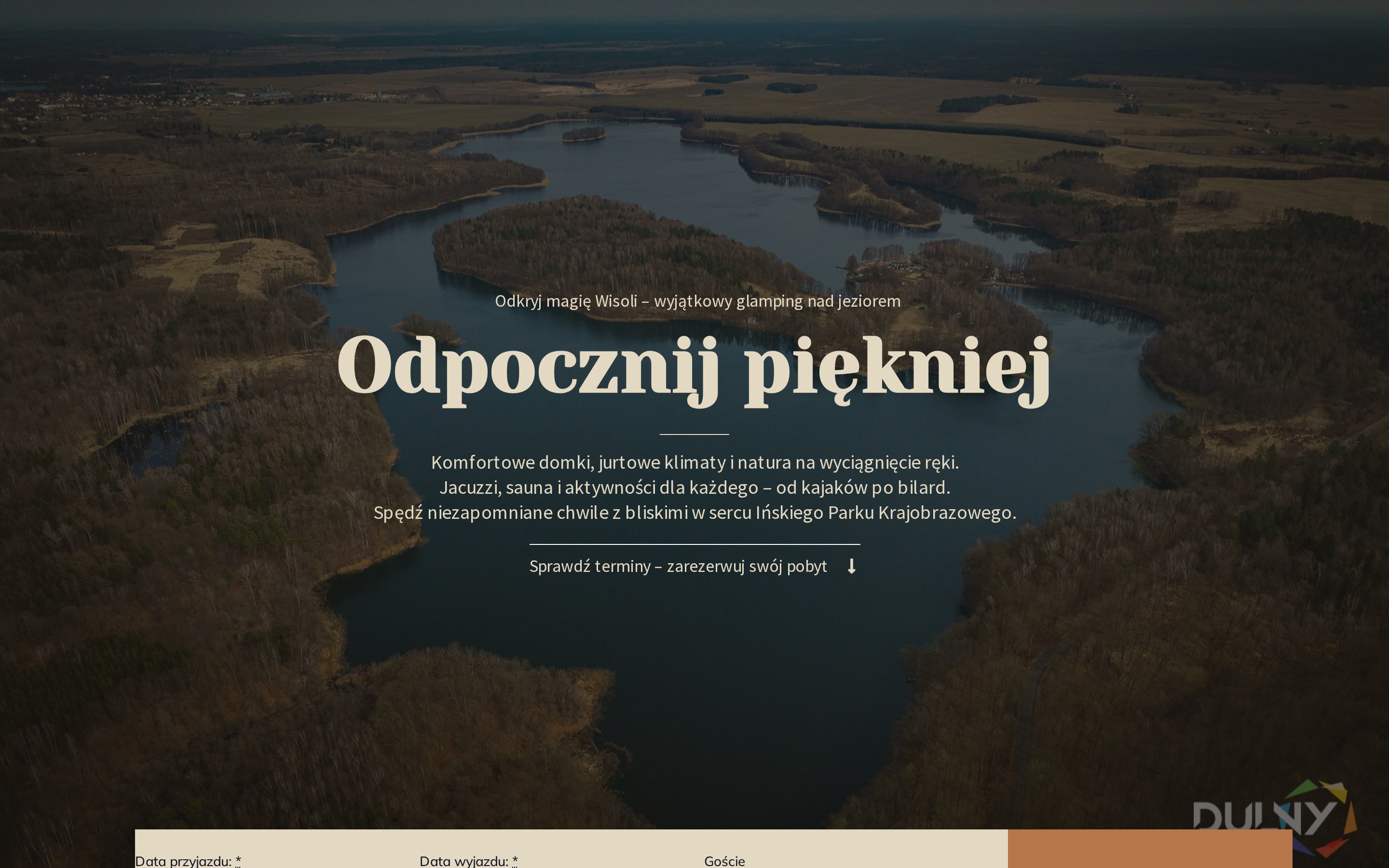 Wisola - widok na komputerze