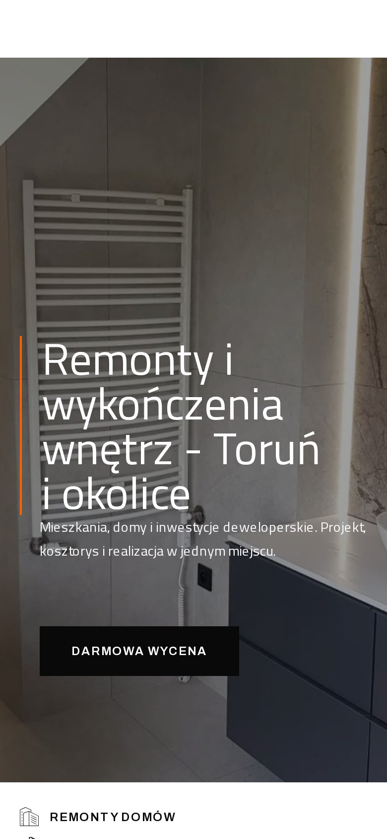Specbud Toruń - widok na telefonie
